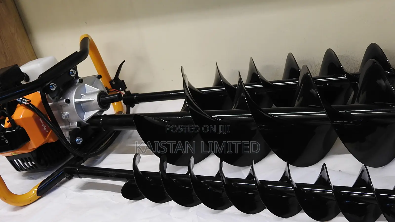 2-Stroke Heavy Duty Petrol Hole Digger Earth Auger Set Includes 3 Bit