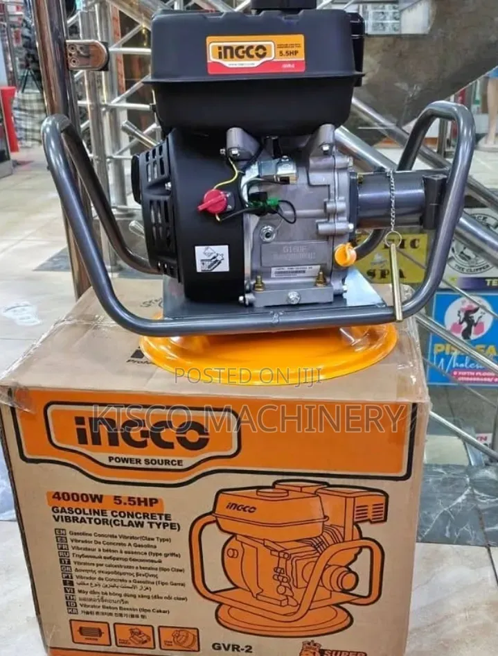 INGCO 5.5HP Heavy Duty Gasoline Concrete Vibrator Machine