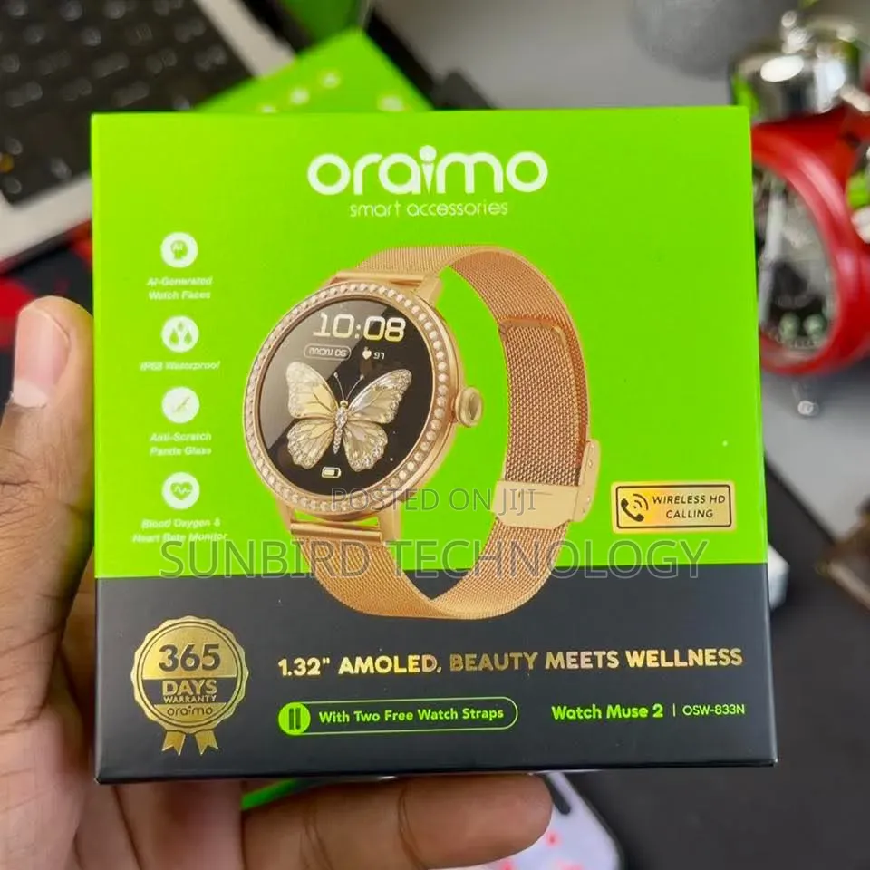 Oraimo Ip68 Amoled Waterproof Watch Muse 2 Osw-833n