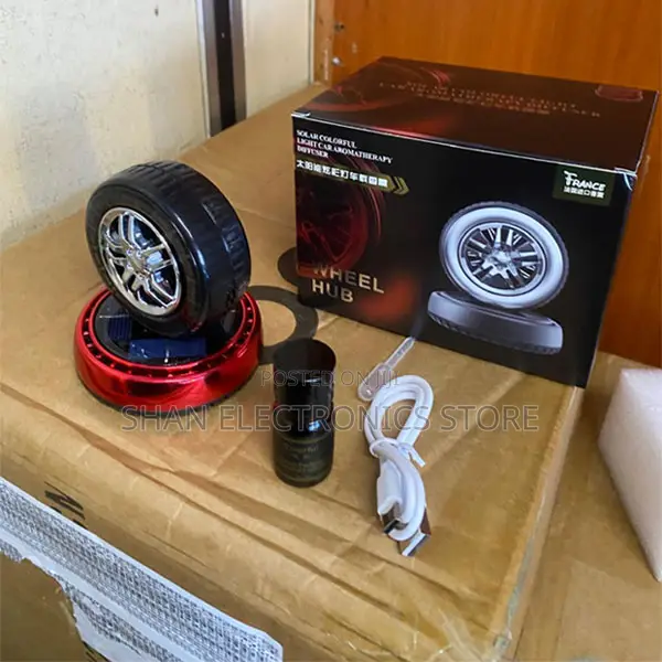 Wheel Car Solar Energy Rotating Perfume Aromatherapy Diffuser