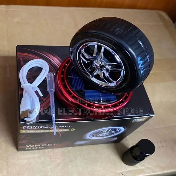 Automotive Interior Scents Decoration Wheel Solar Energy Air Purifier