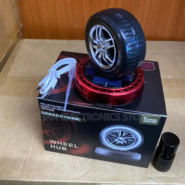 Automotive Air Purifier Dashboard Ornament, Car Rotating Perfume