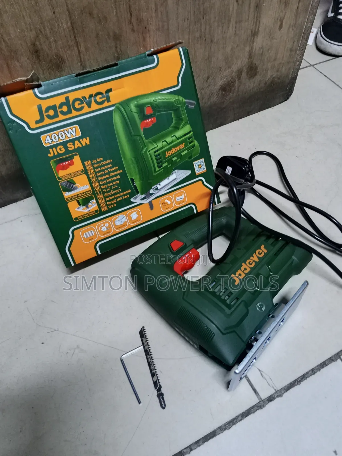 Commercial Jadever Electric Jigsaw 400W