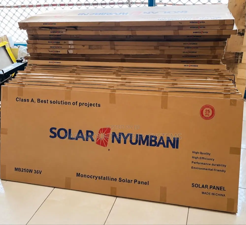 Solar Nyumbani 250 Watts 36V Mono Crystalline