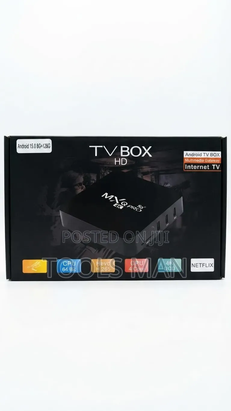 MXQ Pro 5S 8gb/128gb Android 15 TV Box.