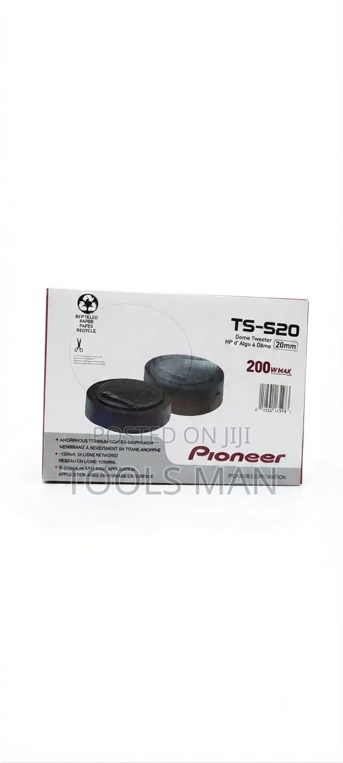 Pioneer 200W TS-S20 Dome Tweeter.