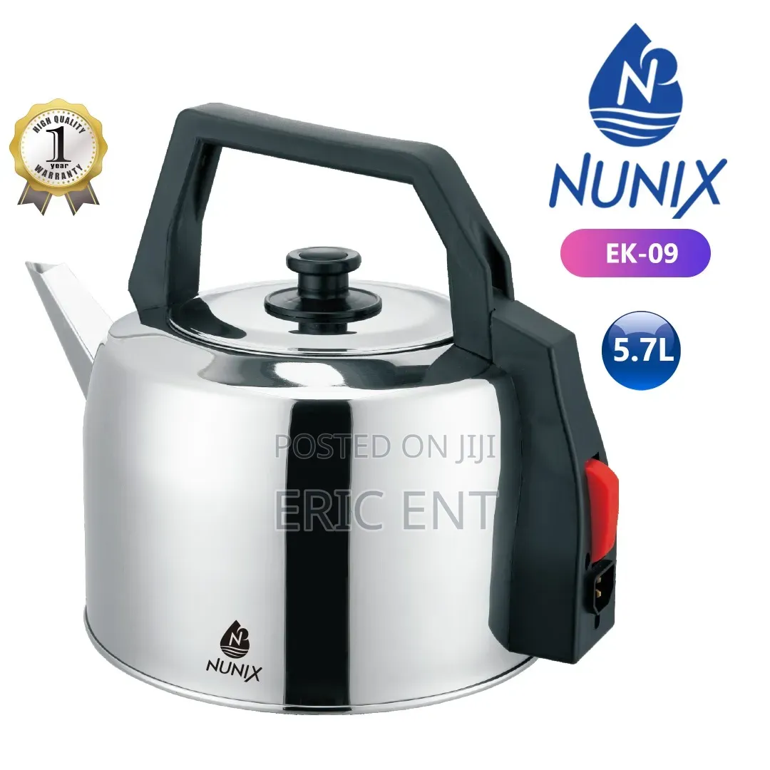 Nunix 5.7ltrs Stainless Steel Electric Kettle