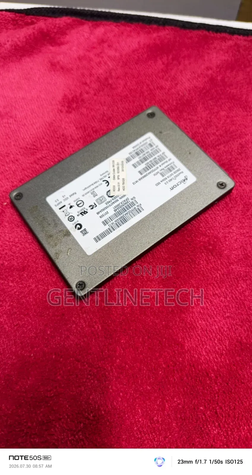 Micron 256gb Laptop SSD – Sata Iii