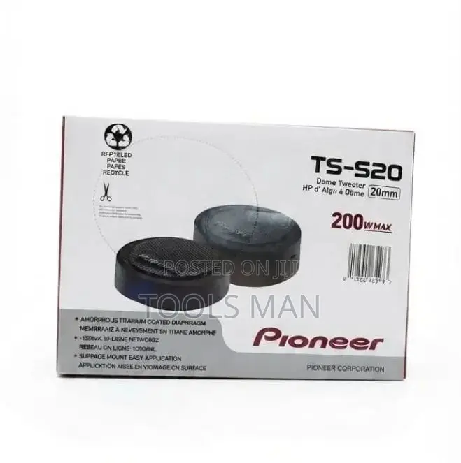 Pioneer 200W TS-S20 Dome Tweeter.