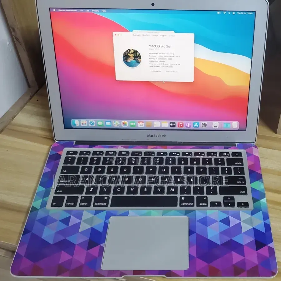 Laptop Apple MacBook Air 2014 4GB Intel Core i5 SSD 256GB