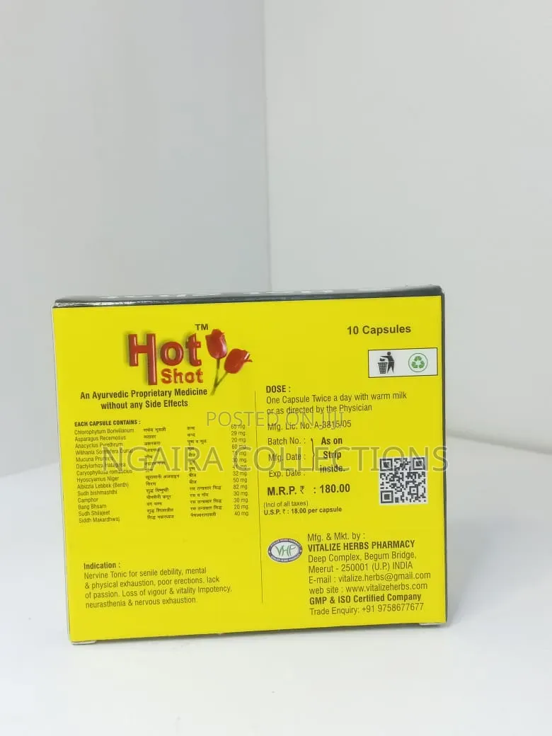 Hot Shot for Sexual Virgour and Vitality