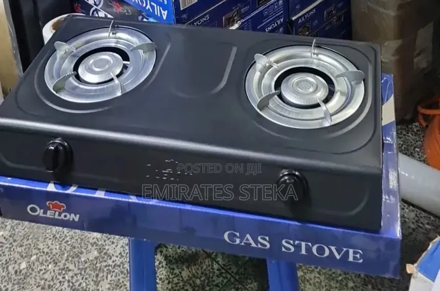OLELON Table Top Stainless Steel 2 Burner Gas Cooker