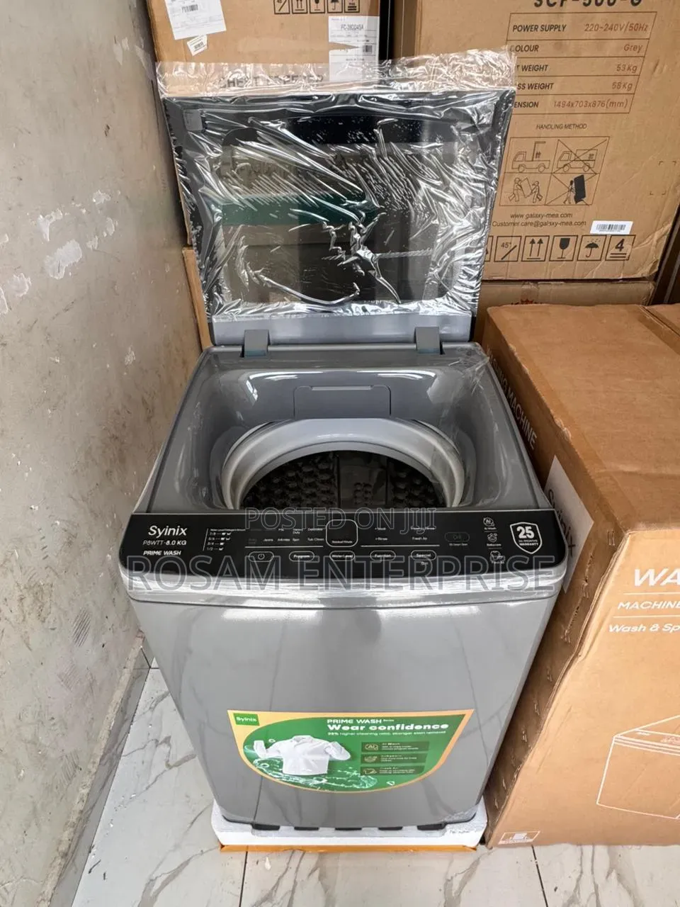 Syinix Washing Machine 8kg Top Load Full Automatic