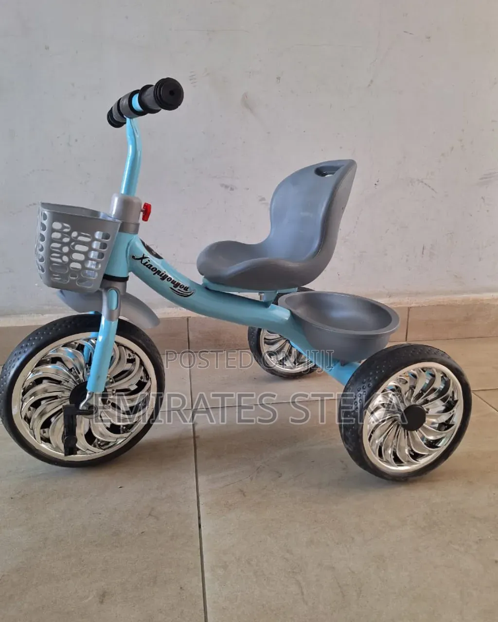 Kids Tricycle With a Basket