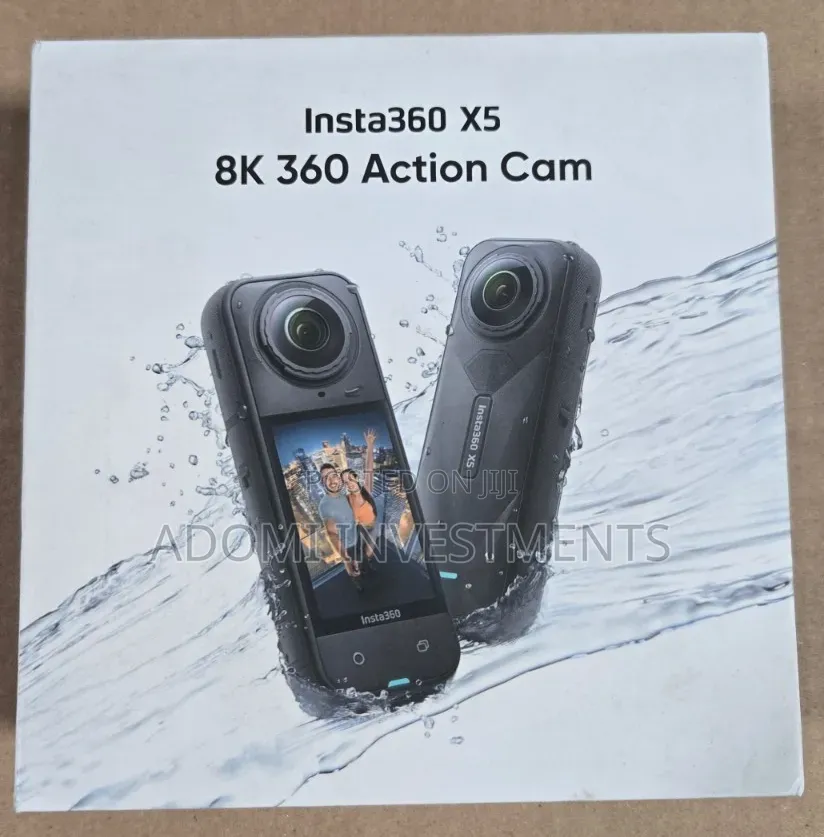 Insta360 X5, 360 Degree Action Camera Designed for Video Recording.
