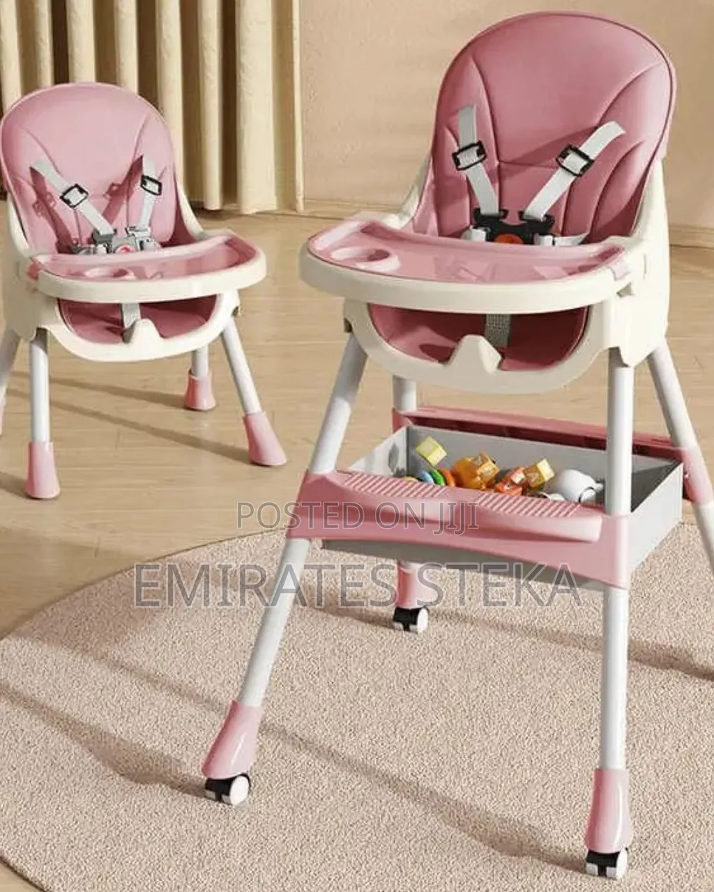 Premium Foldable Baby High Chair – Adjustable Feeding Chair Reclining