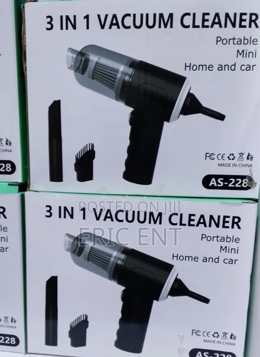 3 in 1 Handheld Wireless Car Home Vacuum Cleaner