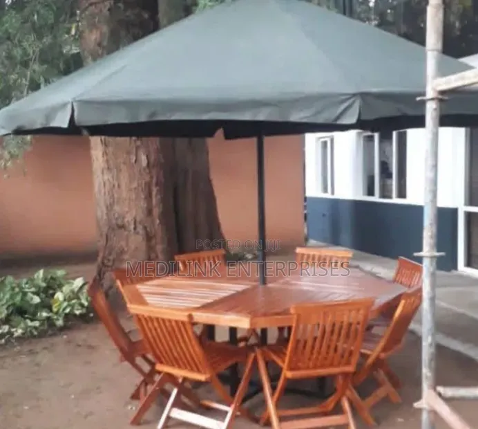 Premium Breeze 6 Seater Shades With Foldable Wooden a Chairs