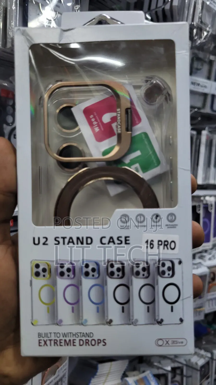 iPhone 16 Pro Clear Stand Case