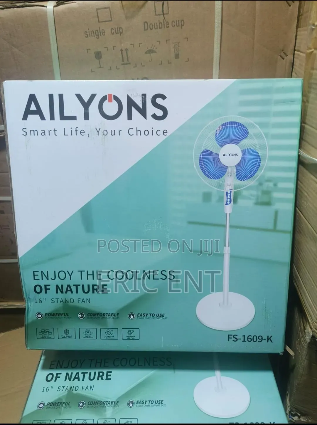 AILYONS 16 Inch Standing Fan