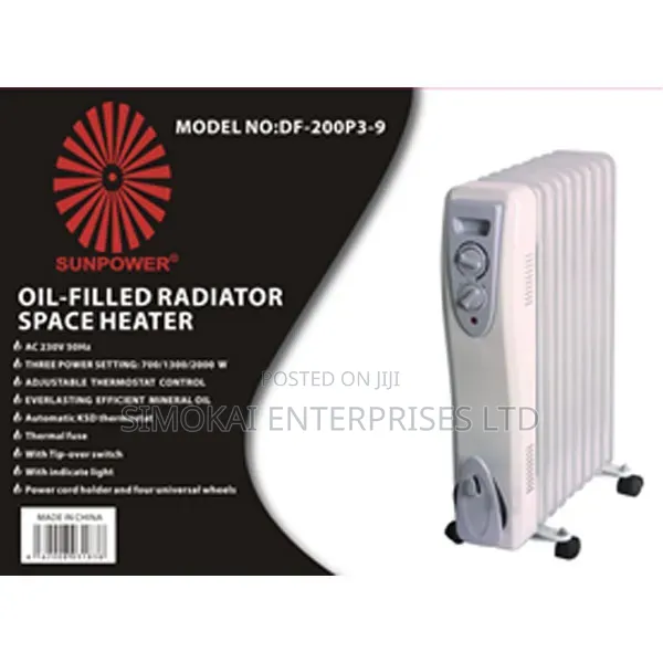 Oil Radiator Room Heater 2000W – Efficient and Reliable Space Heating