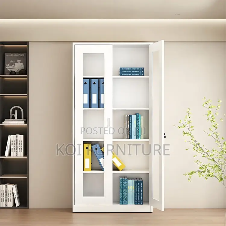 Office Cabinet; Two Doors Steel Adjustable Pannels Cabinet