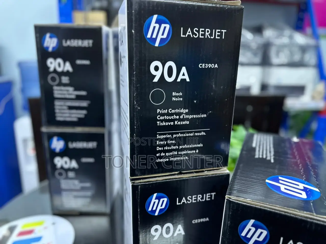 HP 90A Black Toner (CE390A) High-Performance Genuine HP Cartridge