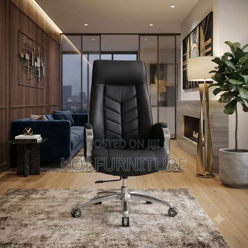 Office Chairs; Executive Heavy Cushioned Office Chairs