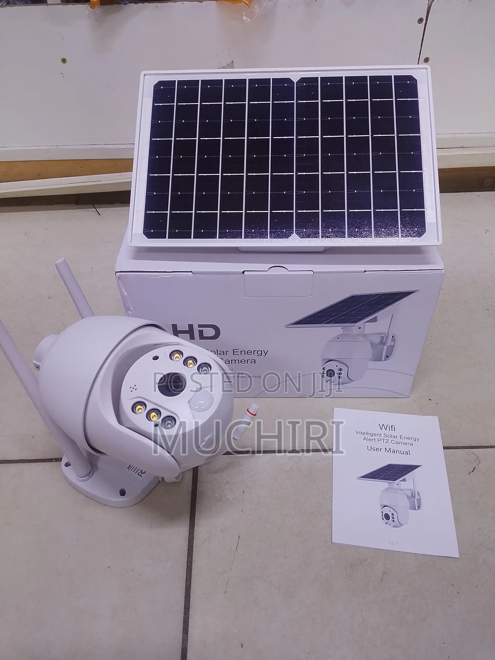 UBOX Single Lens PTZ Solar Camera for Home Business