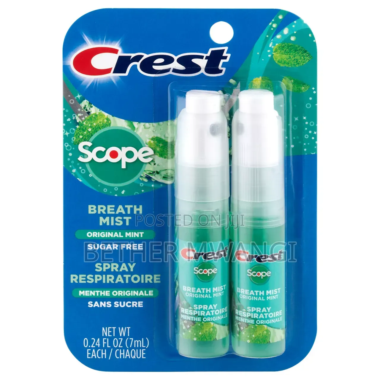 Crest Scope Sugar Free Original Mint Breath Mist