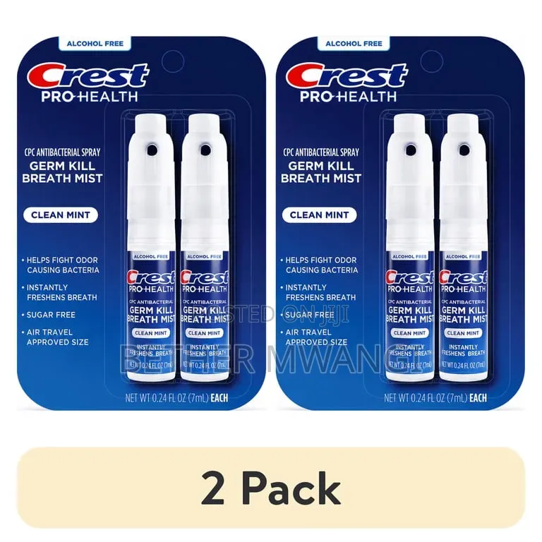 Crest Pro Health Germ Kill Breath Mist( 2 Pack)