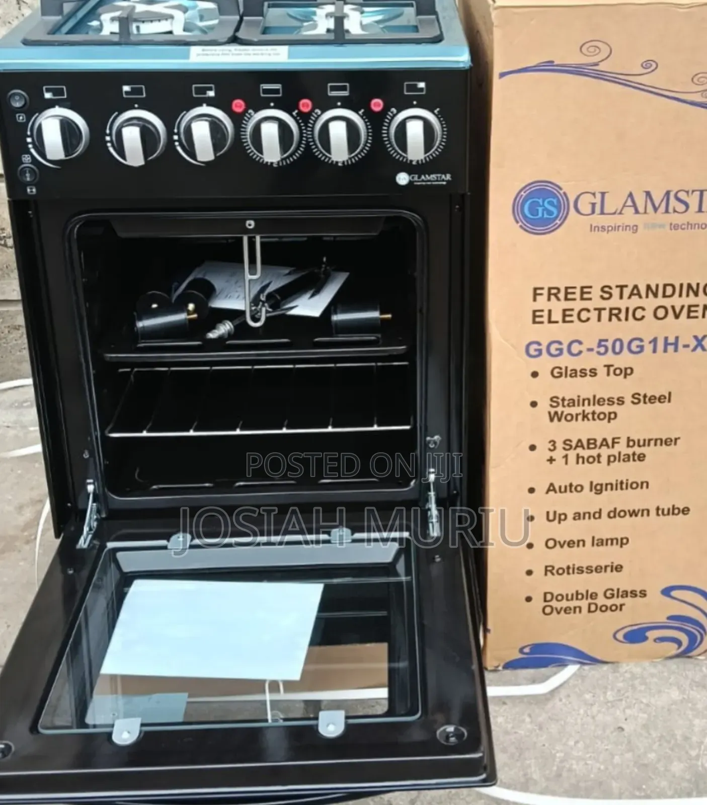 Glamstar 50x55 3+1 Standing Cooker