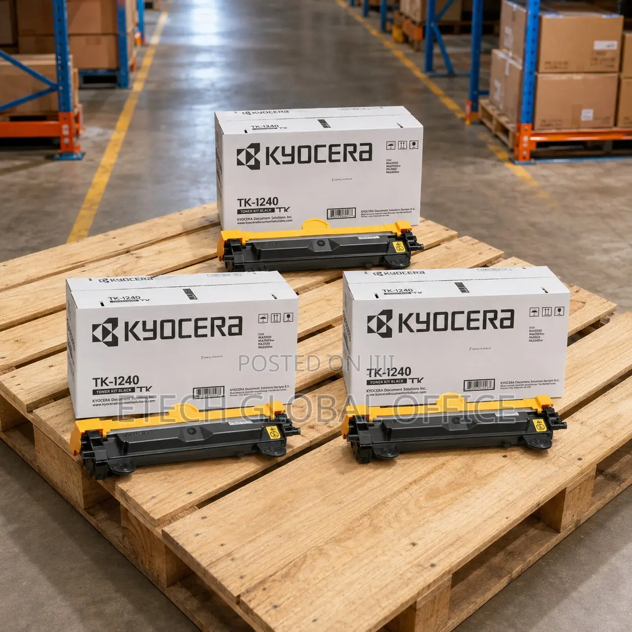 Kyocera TK-1240 Toner Cartridge – Sharp Black Prints