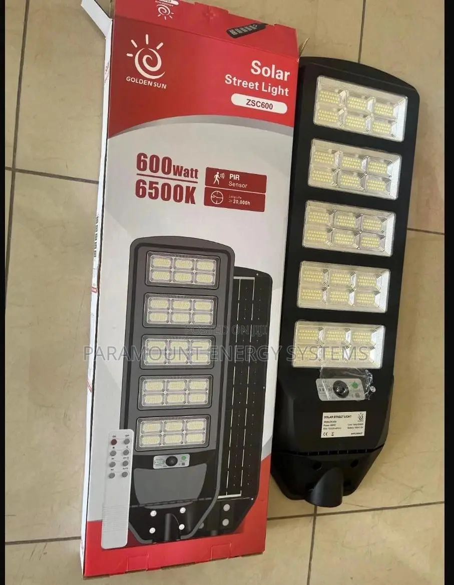 600 Watts Street Solar Lights