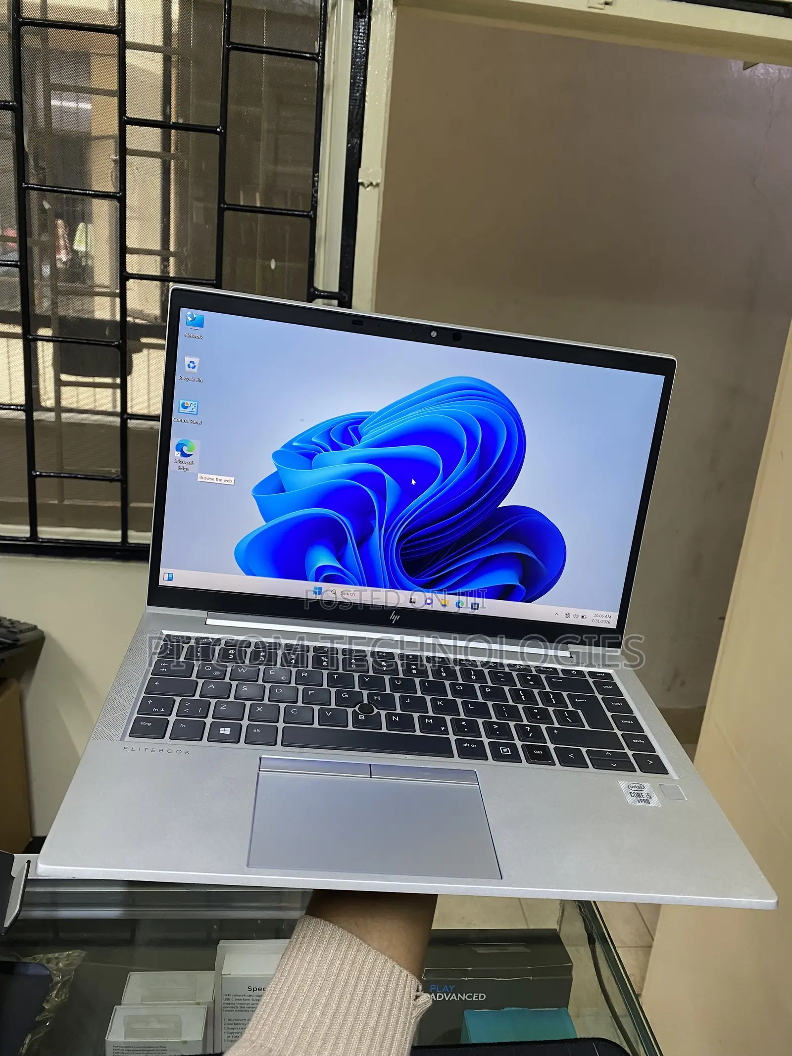 Laptop HP EliteBook 840 G7 8GB Intel Core i5 SSD 256GB