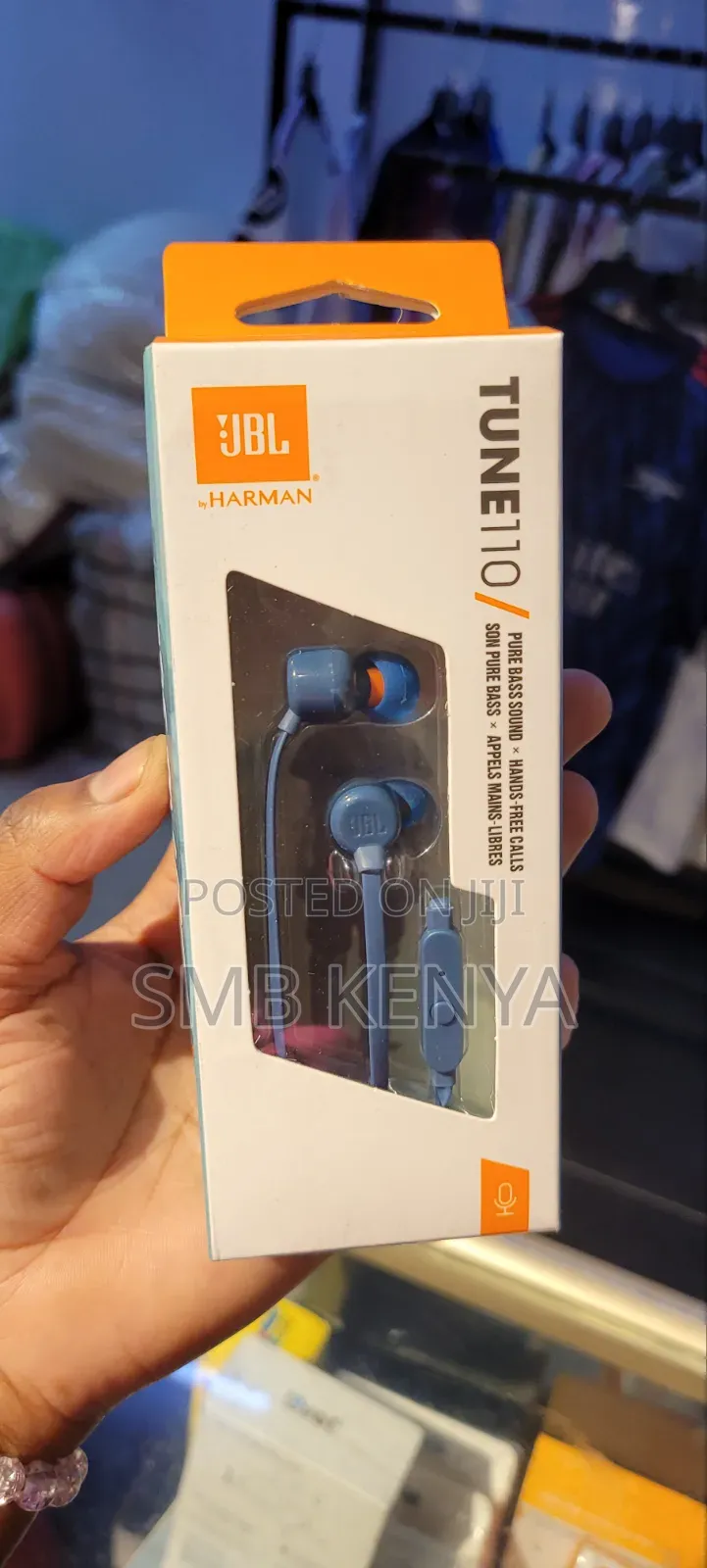 JBL Tune 110 Pure Bass Wired Earphones
