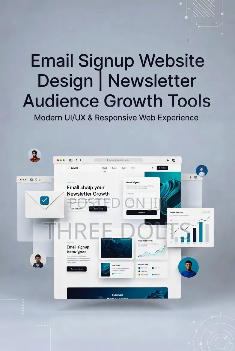Email Signup Website Design | Newsletter Audience Growth Tools