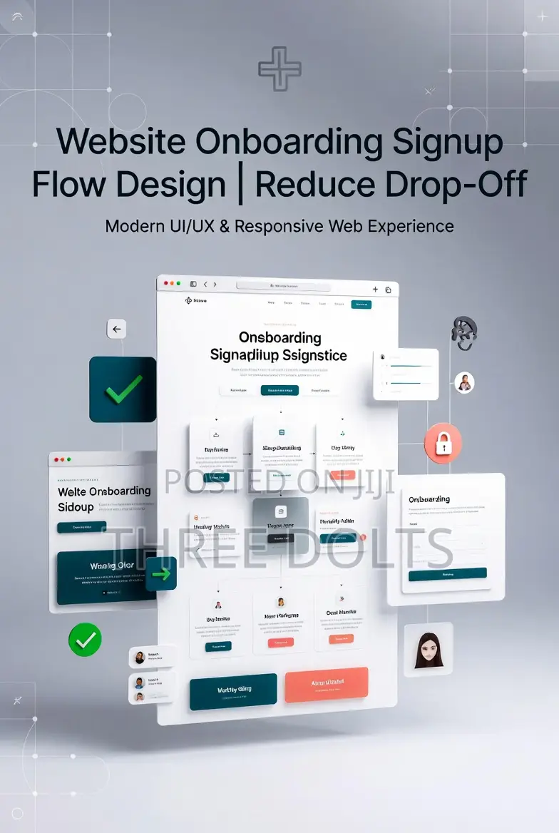 Website Onboarding Signup Flow Design | Reduce Drop-Off