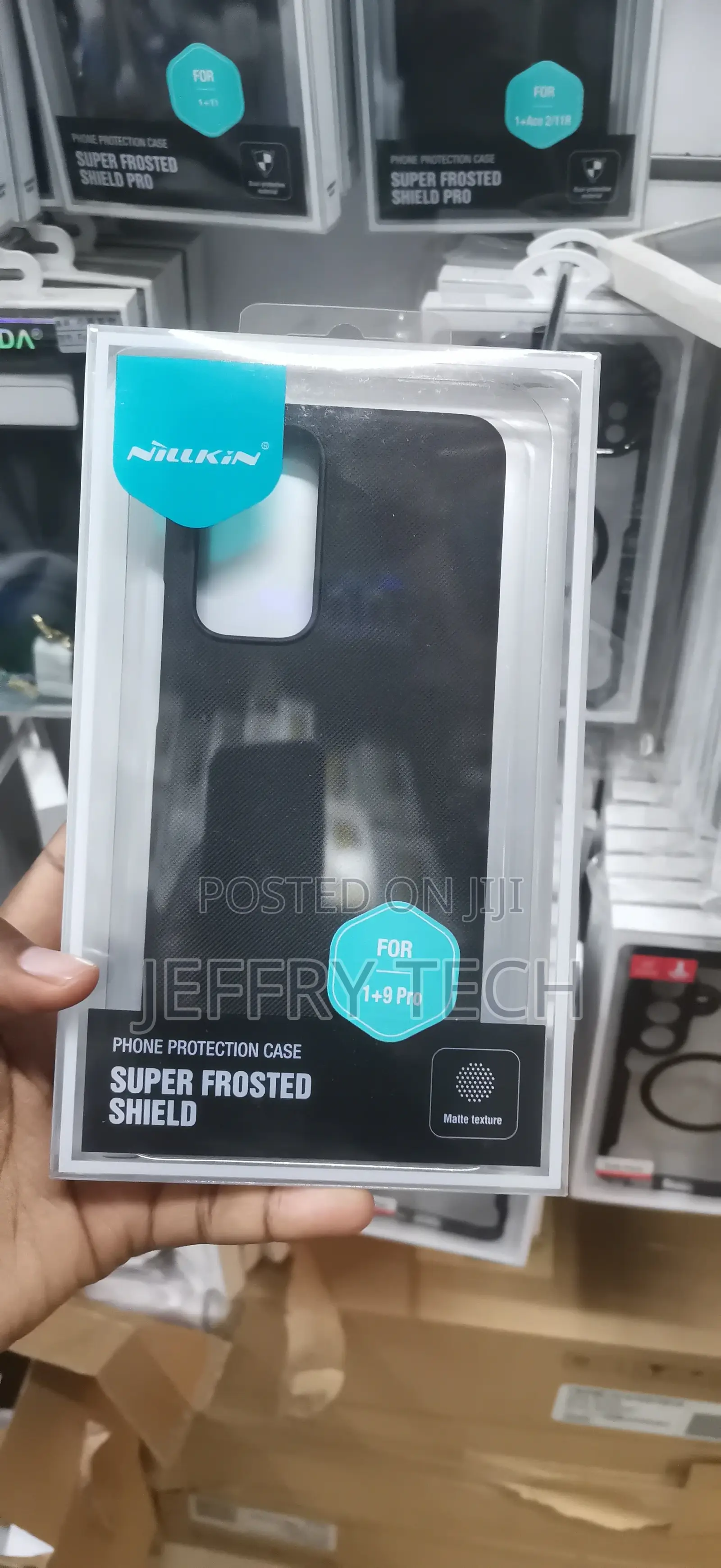 Black Nillkin Super Frosted Shield Pro Case