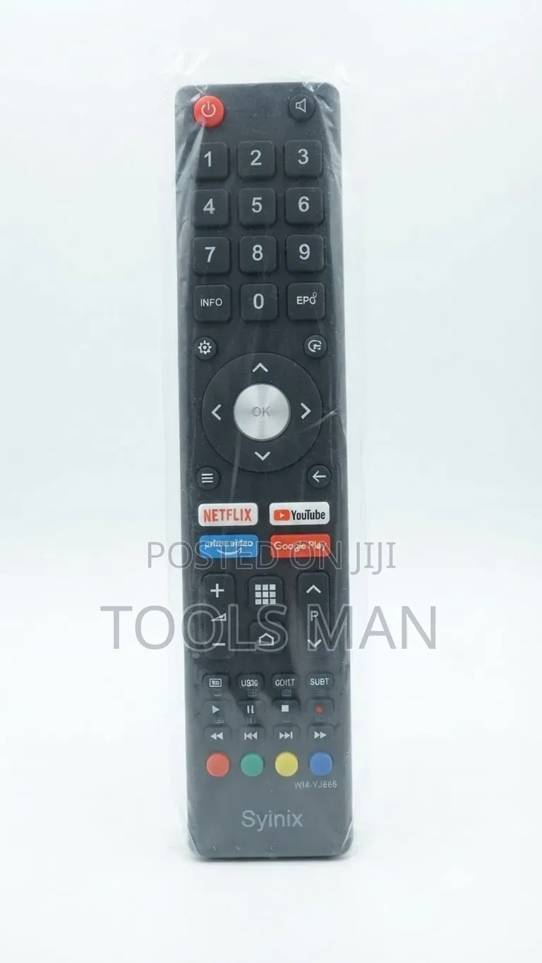 Syinix Smart TV Remote Control WM-YJE66 With Netflix YouTube.
