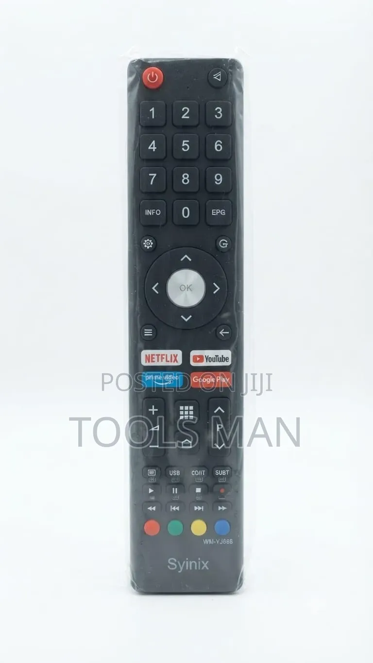 Syinix WM-YJ686 Smart TV Remote Control.