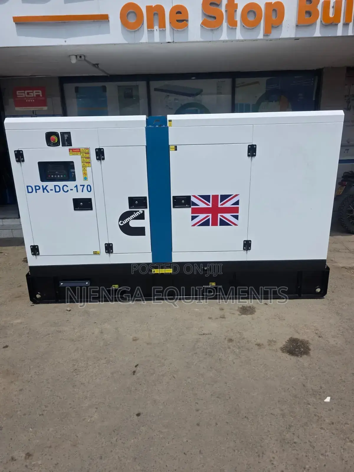 Cummins DPK-DC-170 Soundproof Diesel Generator