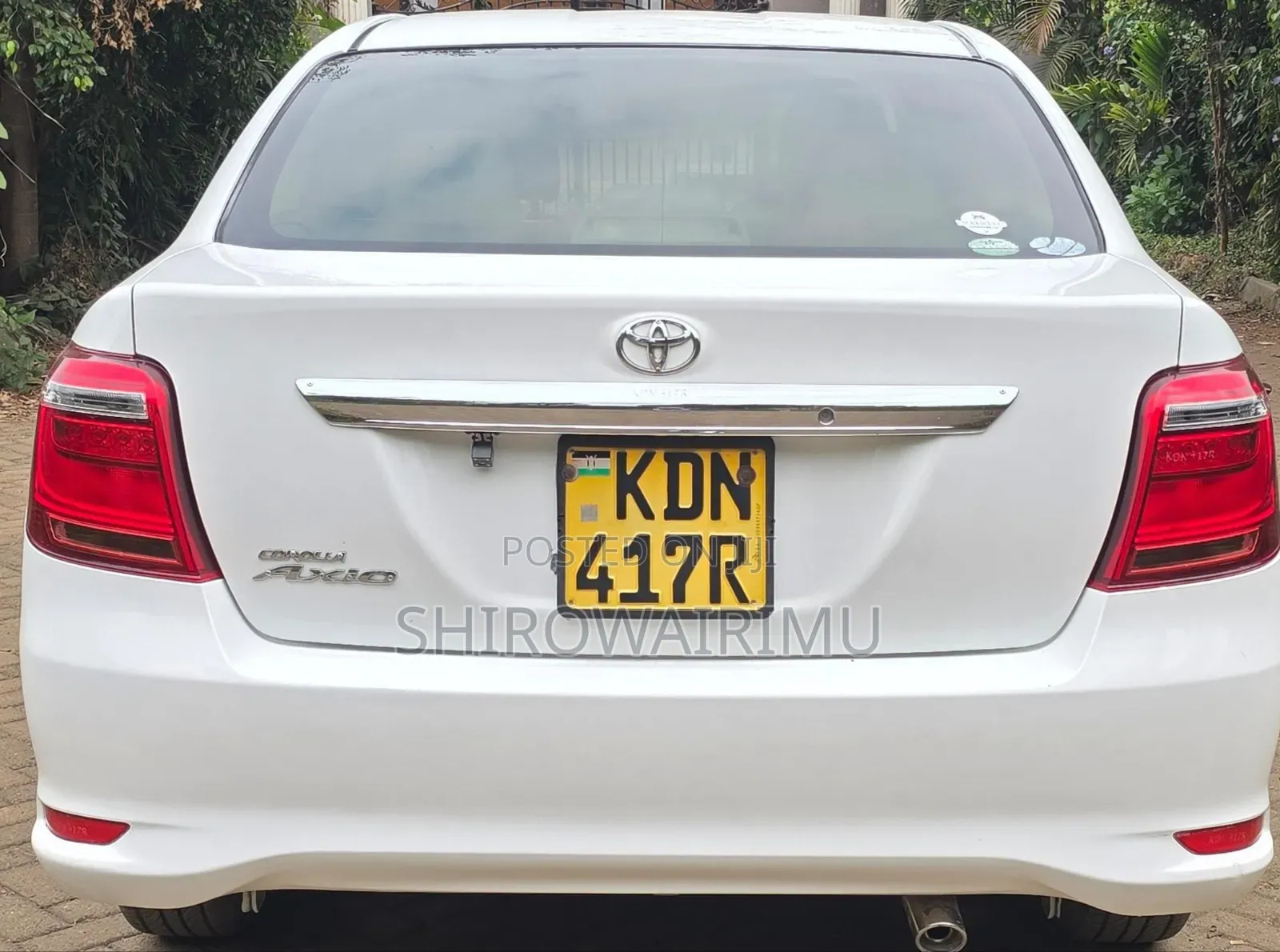 Toyota Axio 2015 White
