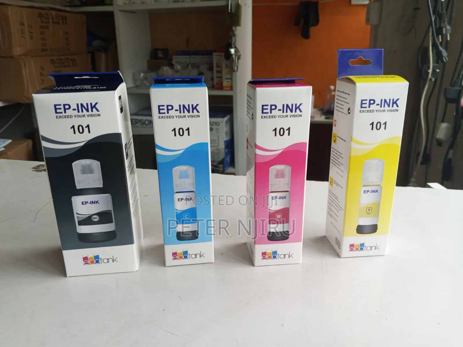 Boxed Epson 101 Genuine Inks
)