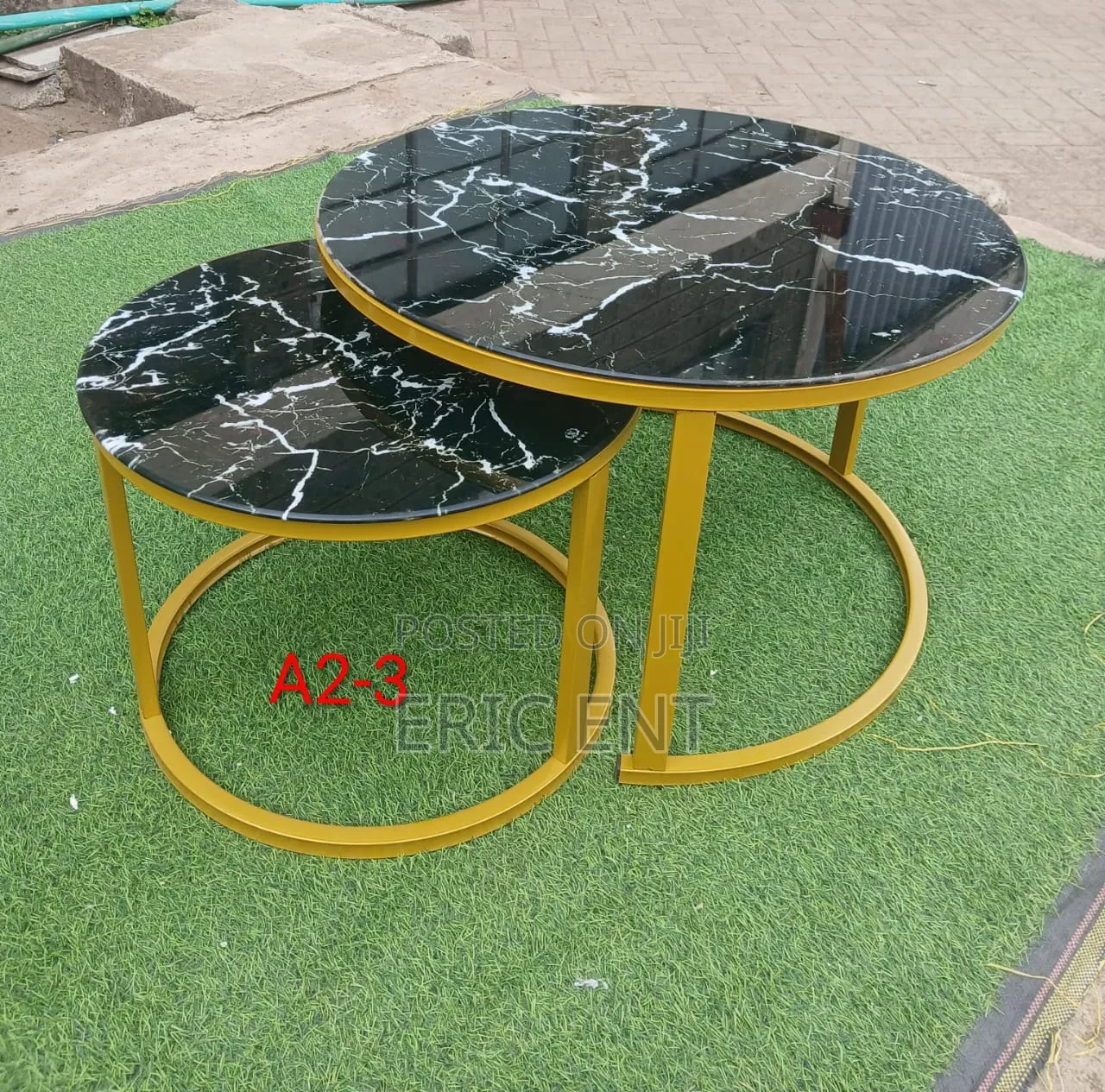 Marble Nesting Coffee Table (Glass Effect) 
Available at the Shop