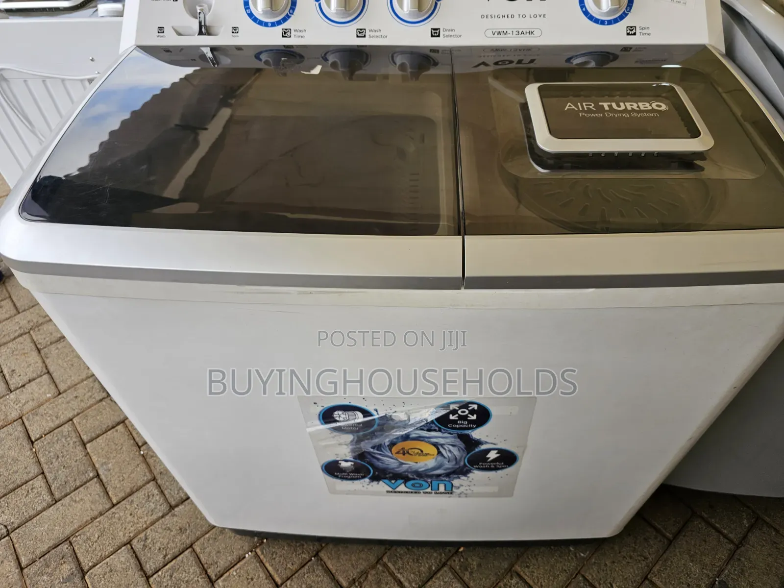 Von 13kg Twin Tub Washing Machines New