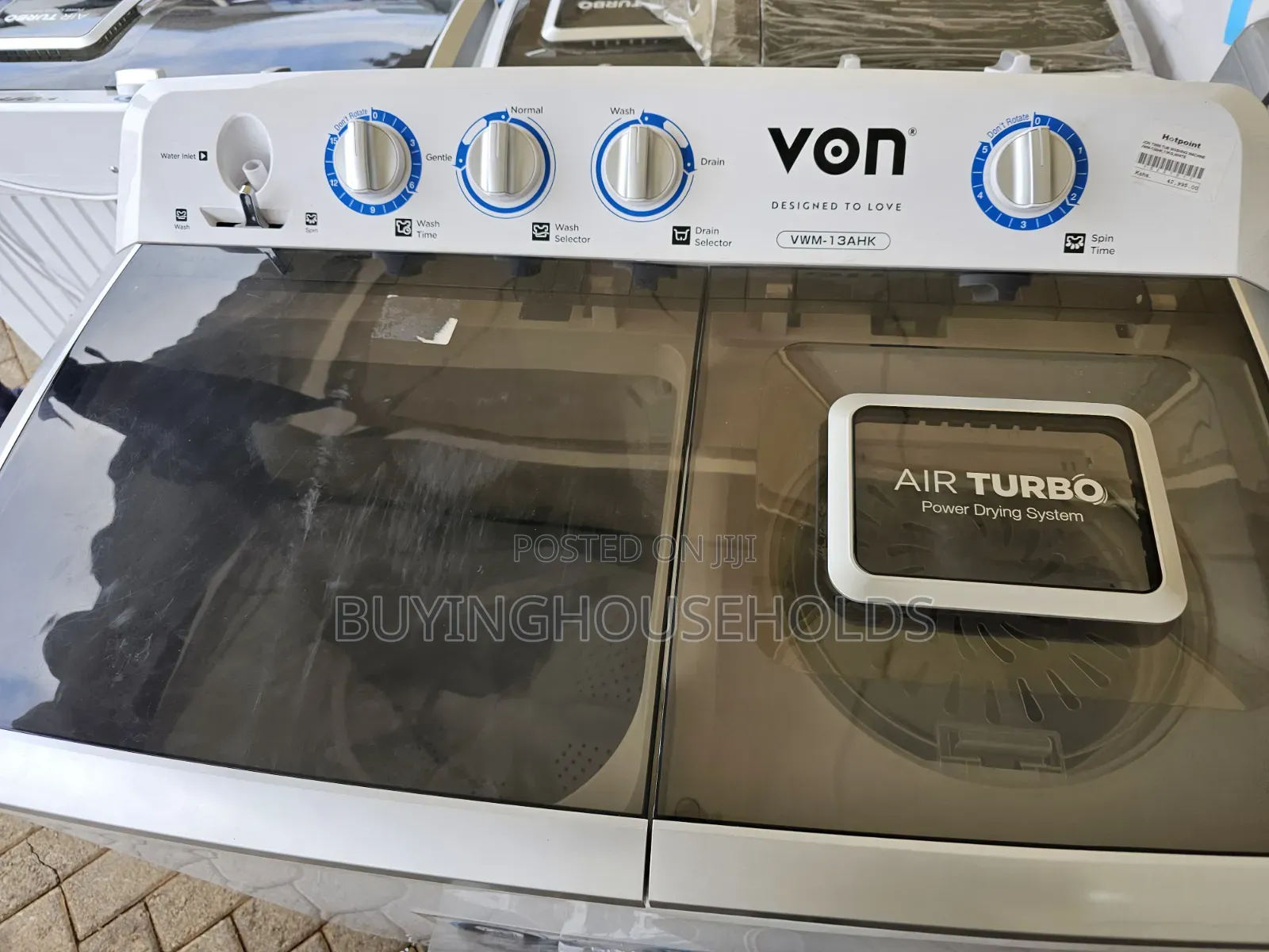 Von 13kg Twin Tub Washing Machines New