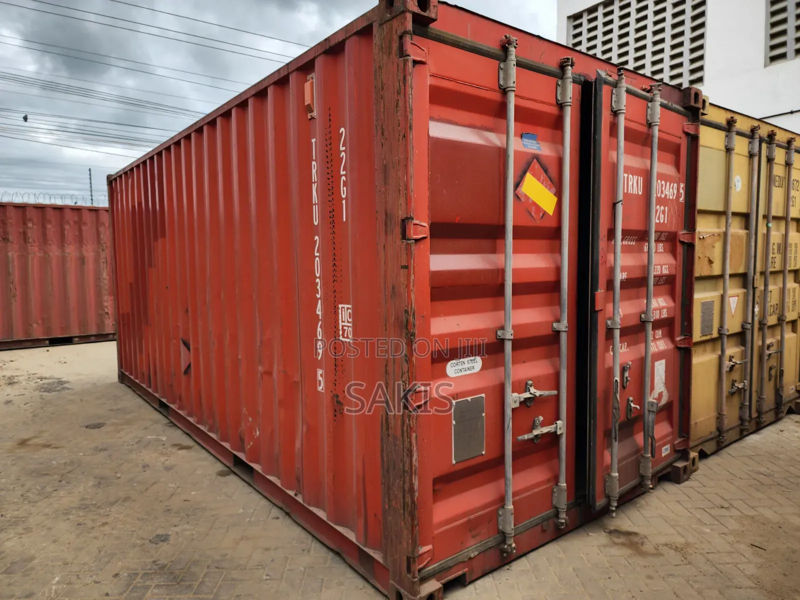 Rada Ni 20ft Containers Safi Na Documents