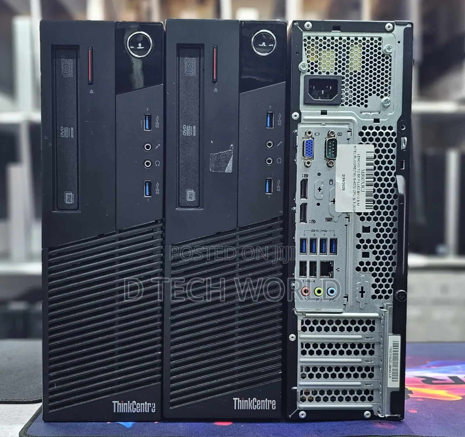 Desktop Computer Lenovo ThinkCentre M93p 8GB Intel Core i5 HDD 500GB