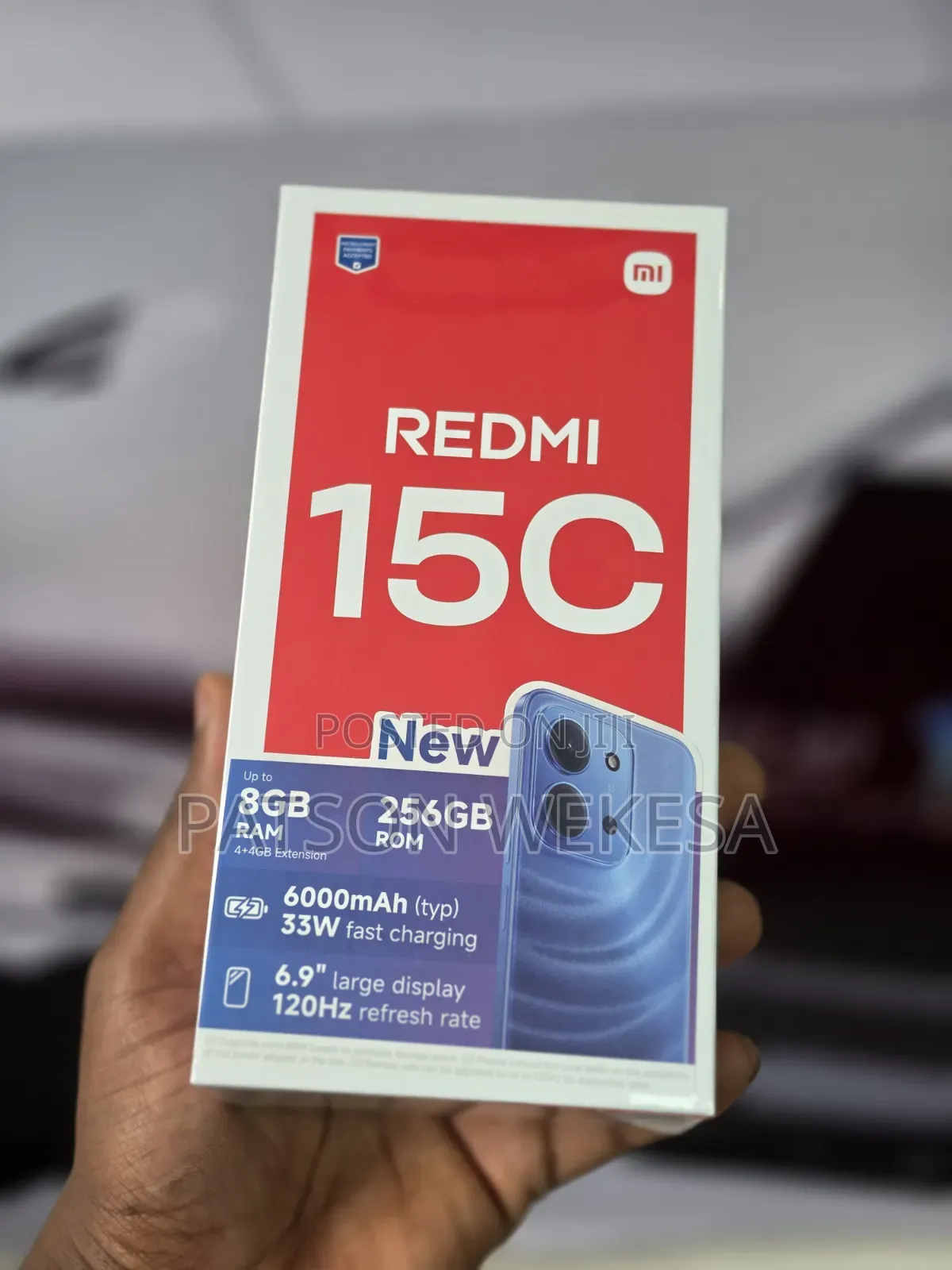 New Xiaomi Redmi 15C 4G 256 GB Black